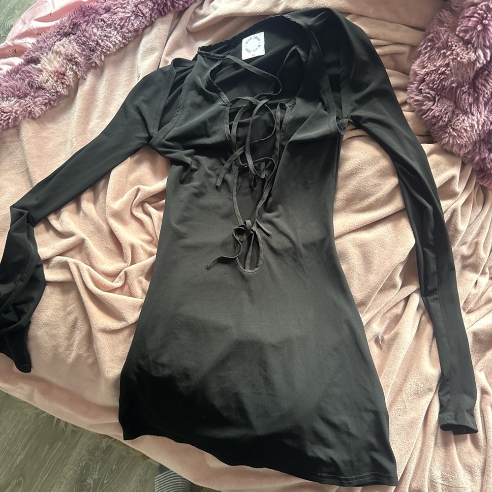 With Jean dress